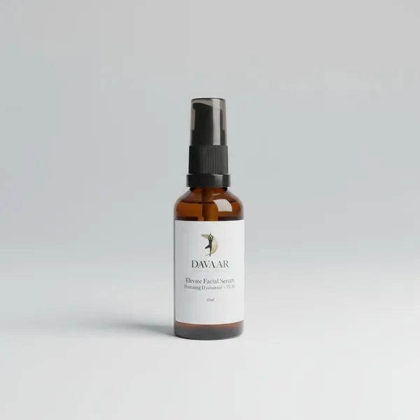 Hydrating hyaluronic facial serum